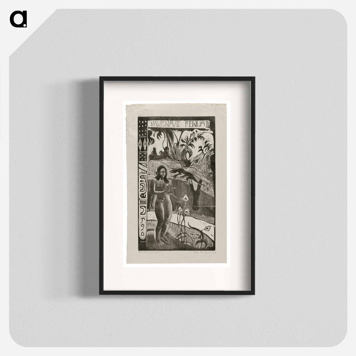 Nave nave fenua (Delightful Land) - Paul Gauguin Poster.