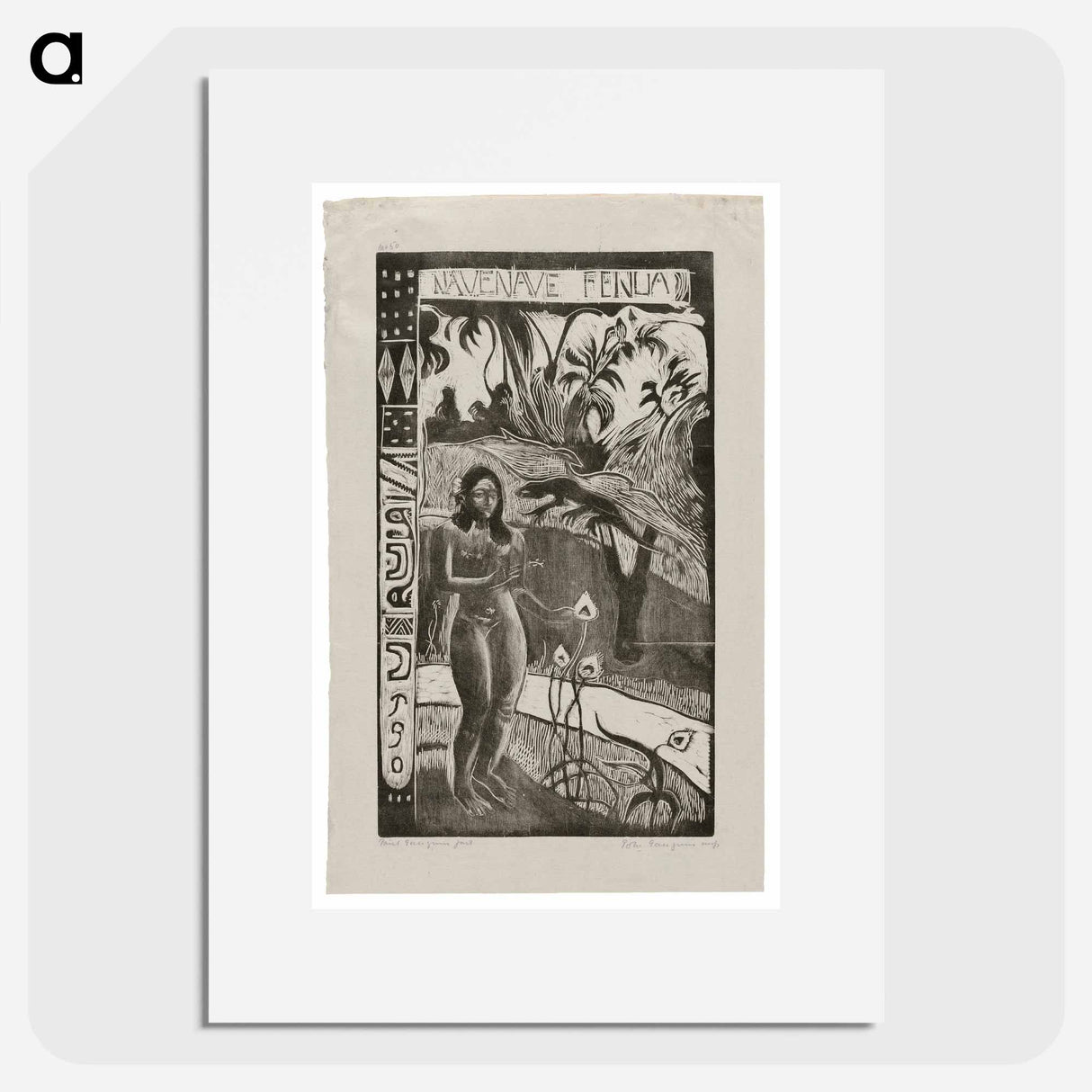 Nave nave fenua (Delightful Land) - Paul Gauguin Poster.