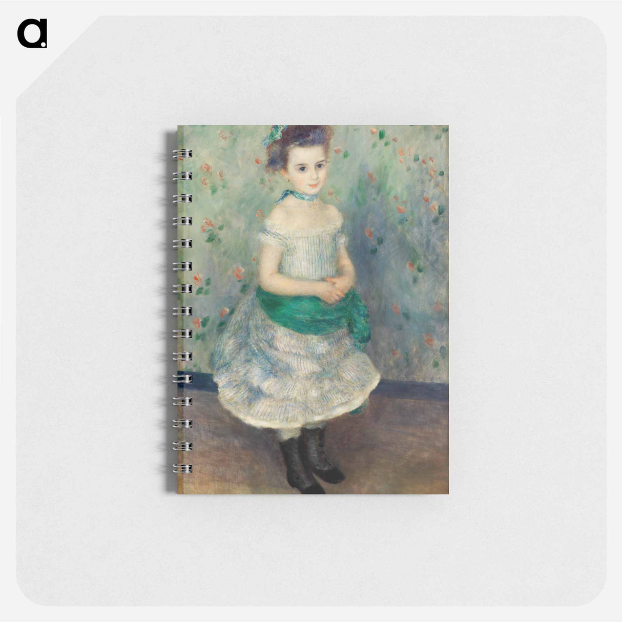 Portrait of Jeanne Durand-Ruel - ピエール オーギュスト ルノワール Memo.