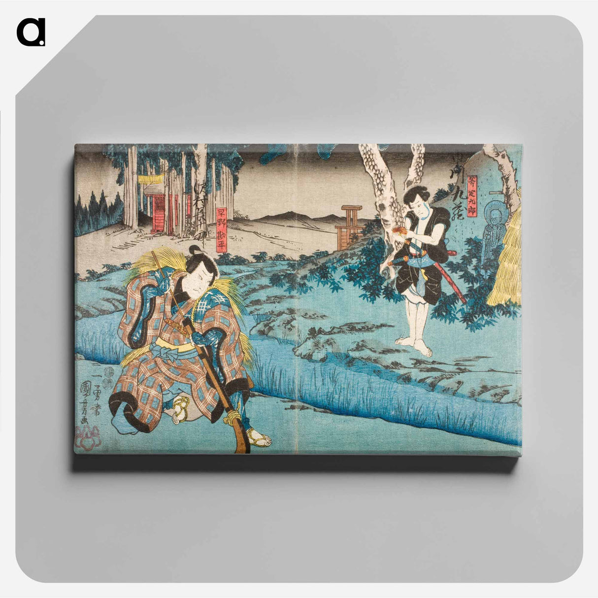 Kanadehon Chūshingura - 歌川 国芳 Canvas.