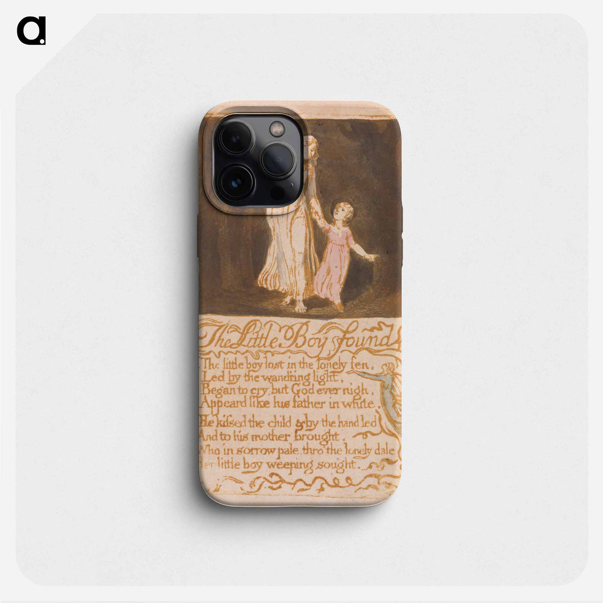 The Little Boy Lost - William Blake Phone Case.