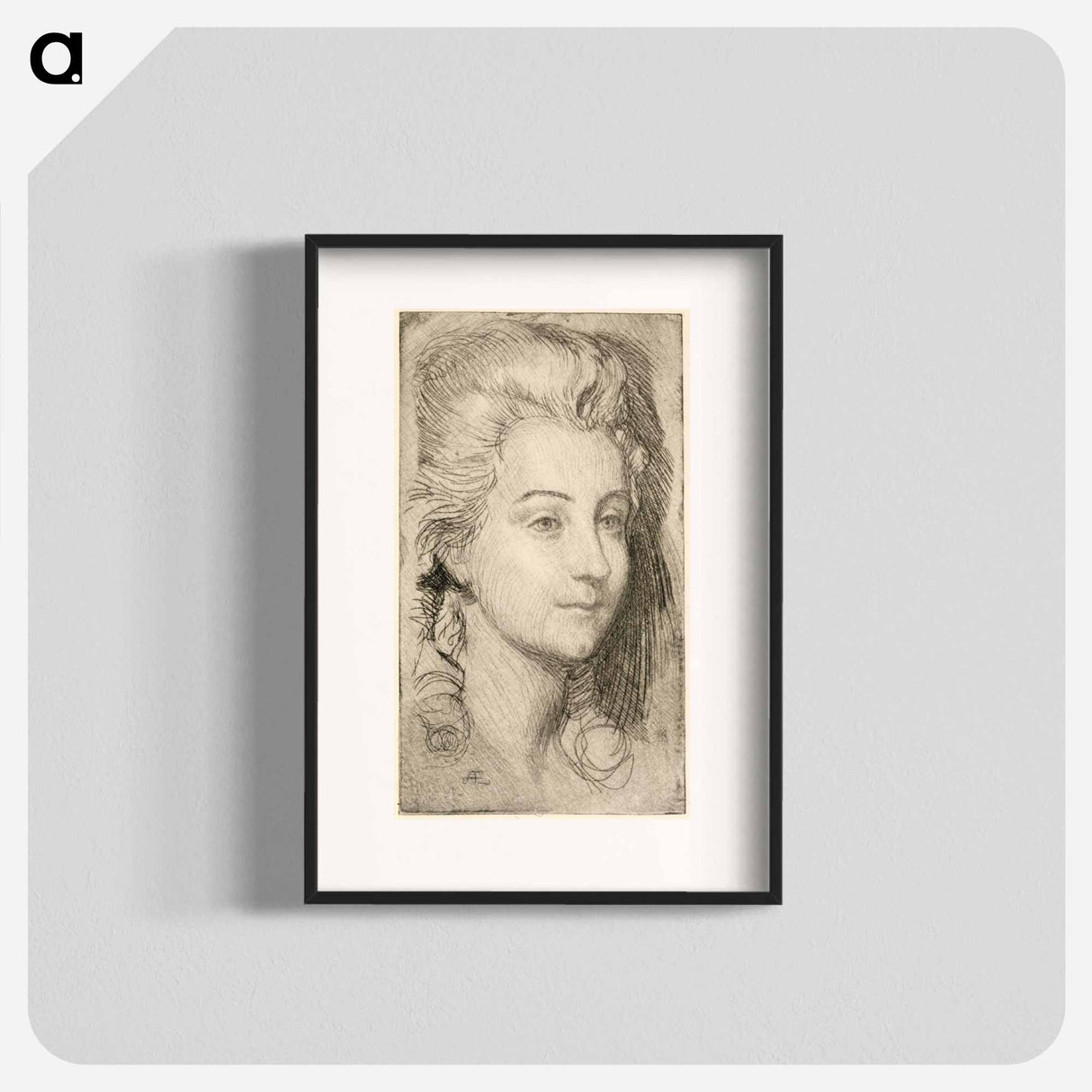 1700-luku (rokokoo) - アルバート エーデルフェルト Poster.