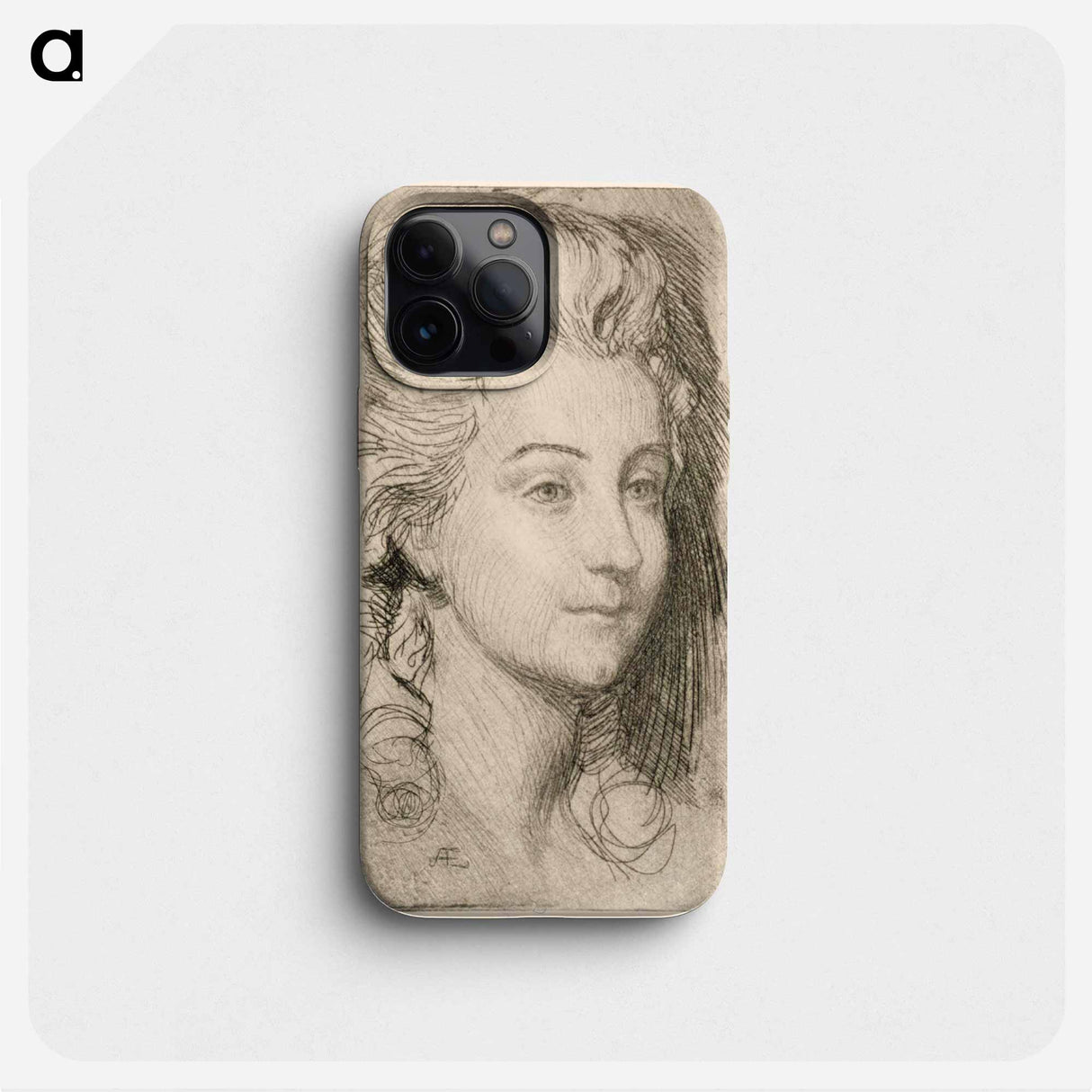 1700-luku (rokokoo) - アルバート エーデルフェルト Phone Case.