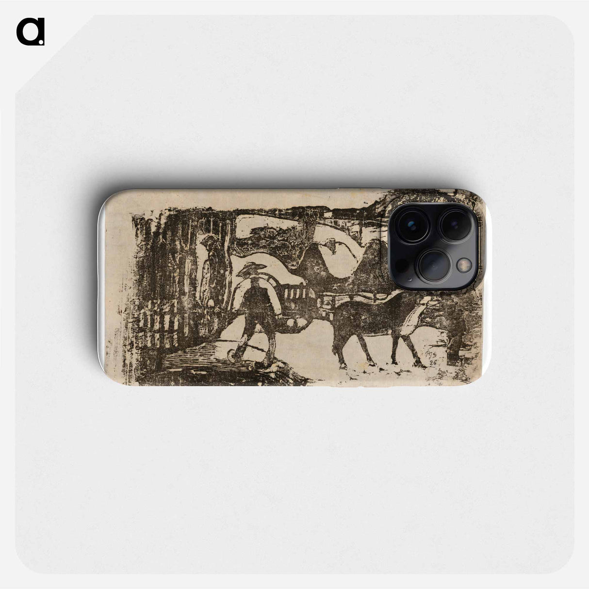 The Ox Cart - Paul Gauguin Phone Case.