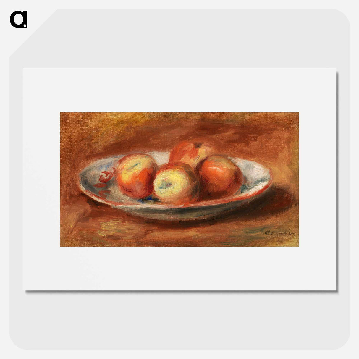 アートポスター-Apples - ピエール オーギュスト ルノワール Poster.