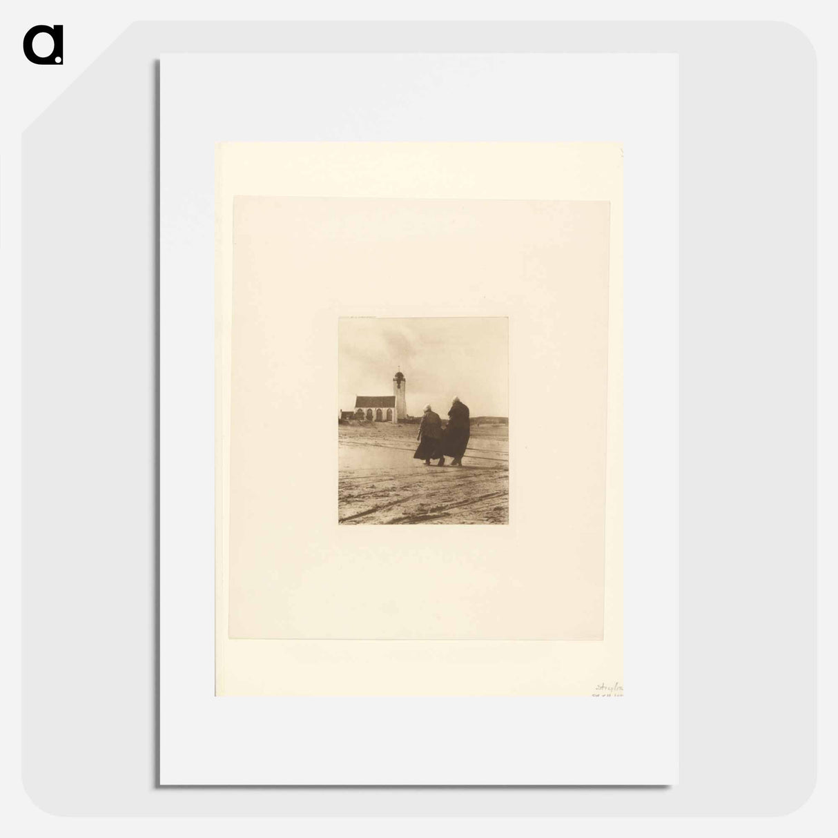 Scurrying Home - アルフレッド スティーグリッツ Poster.