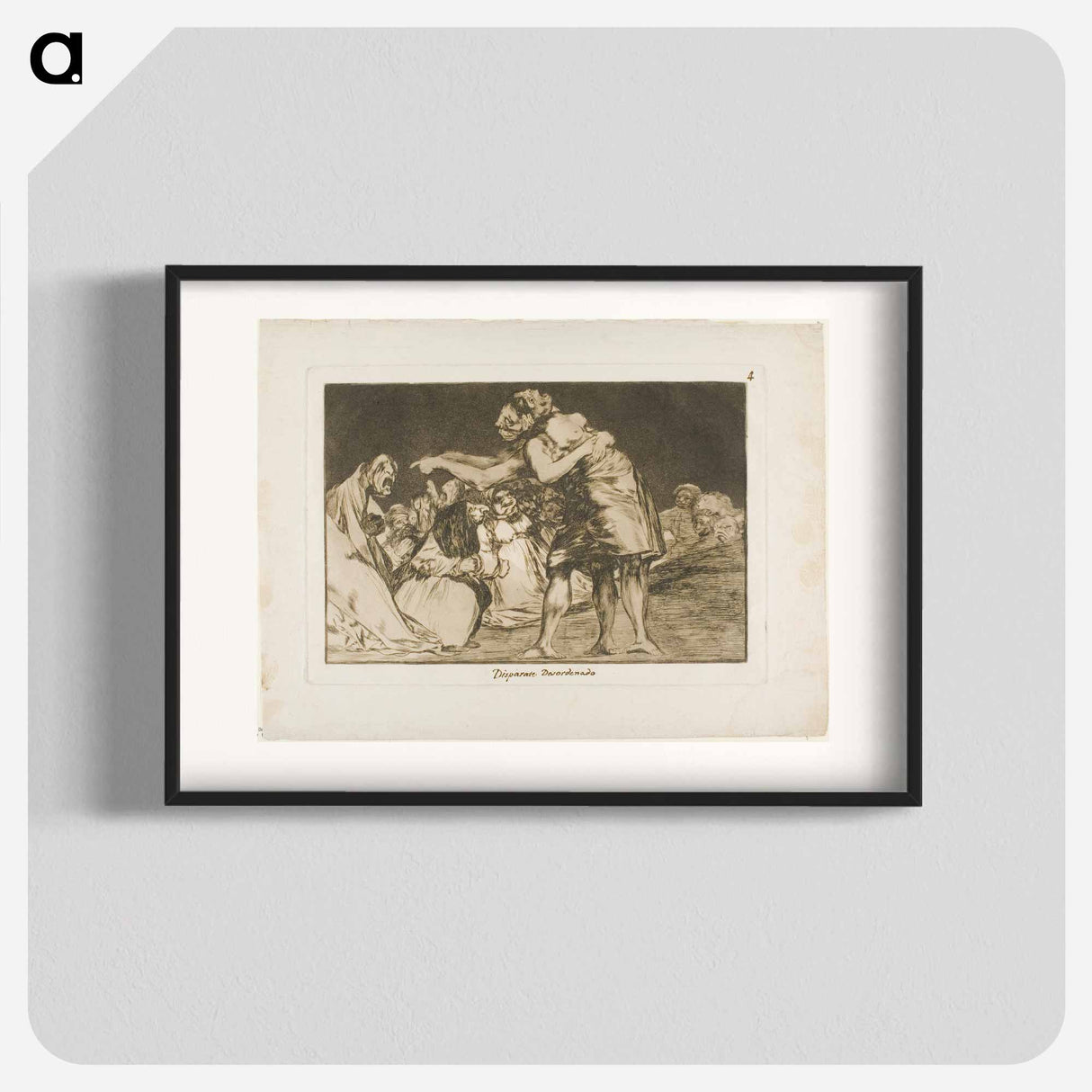 She Who is Ill Wed Never Misses a Chance to Say So - フランシスコ デ ゴヤ Poster.