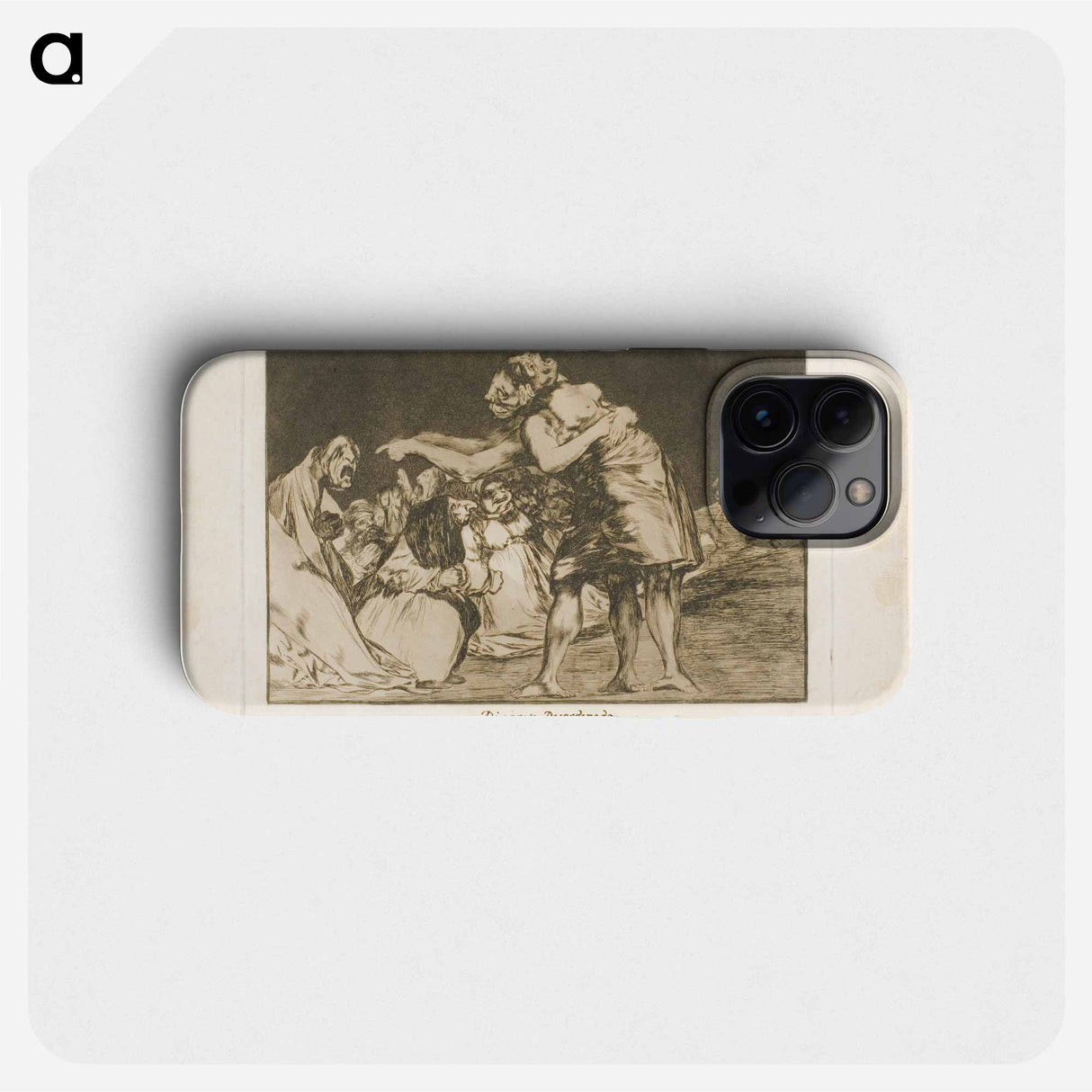 She Who is Ill Wed Never Misses a Chance to Say So - フランシスコ デ ゴヤ Phone Case.