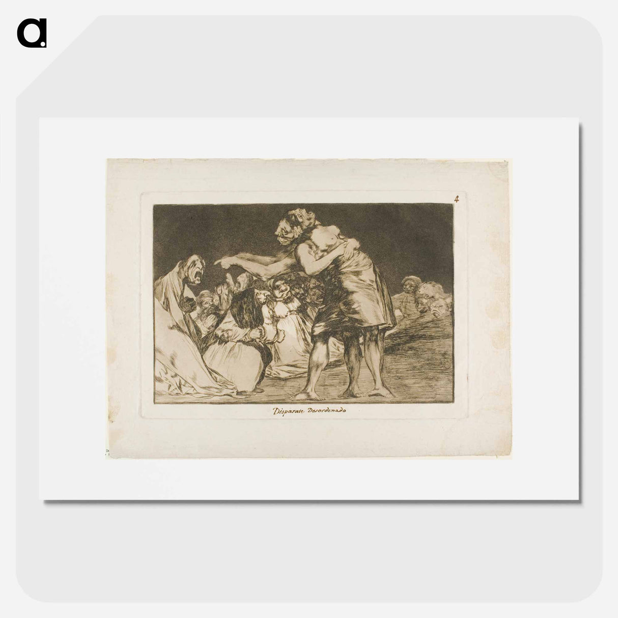 She Who is Ill Wed Never Misses a Chance to Say So - フランシスコ デ ゴヤ Poster.