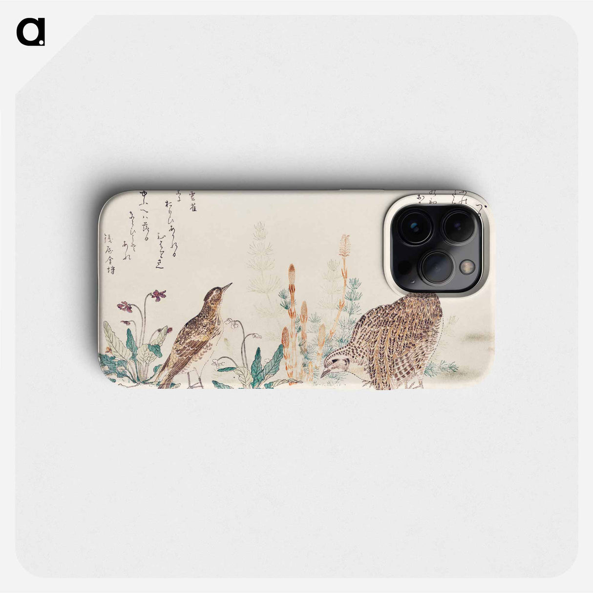 Uzura Hibari - 喜多川 歌麿 Phone Case.