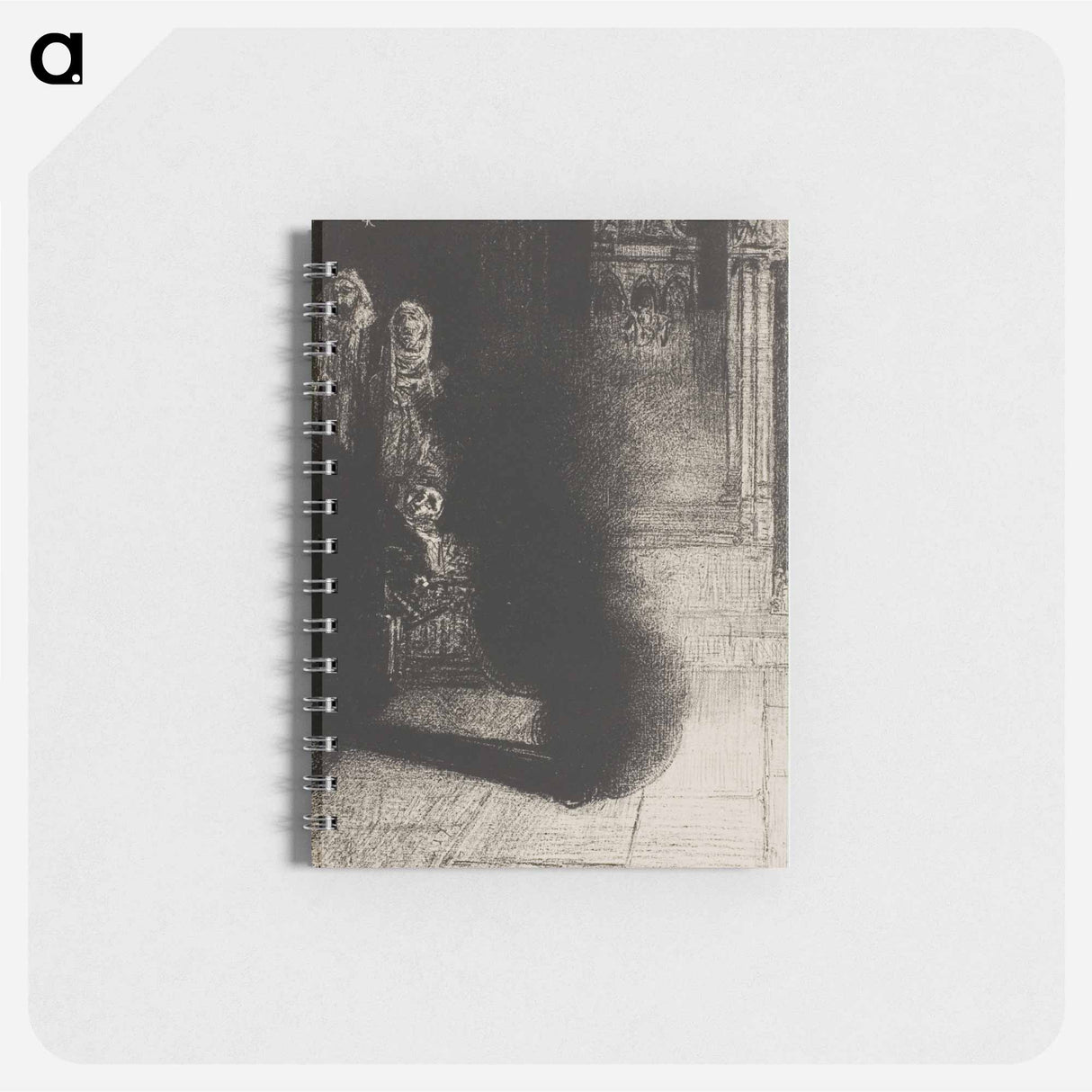 Frontispiece for Les Flambeaux noirs by Emile Verhaeren - オディロン ルドン Memo.