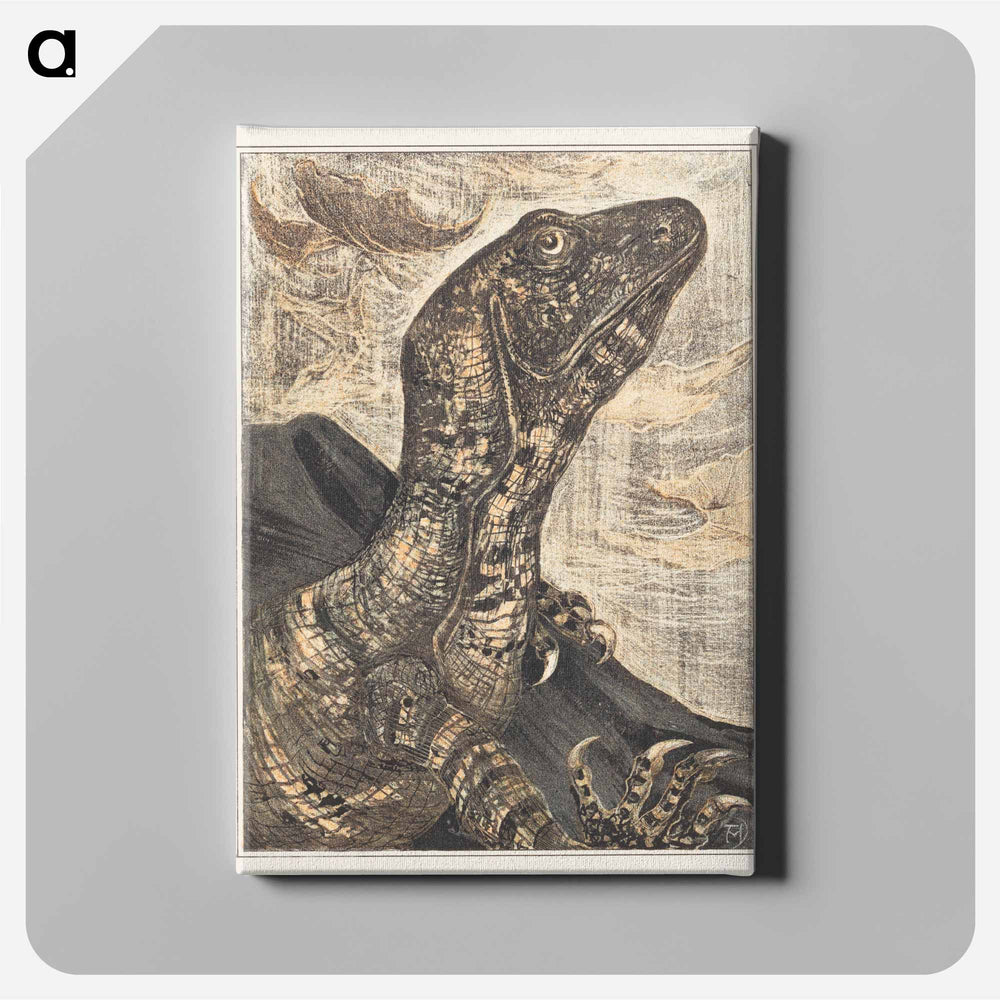 Leguaan - Theo van Hoytema Canvas.