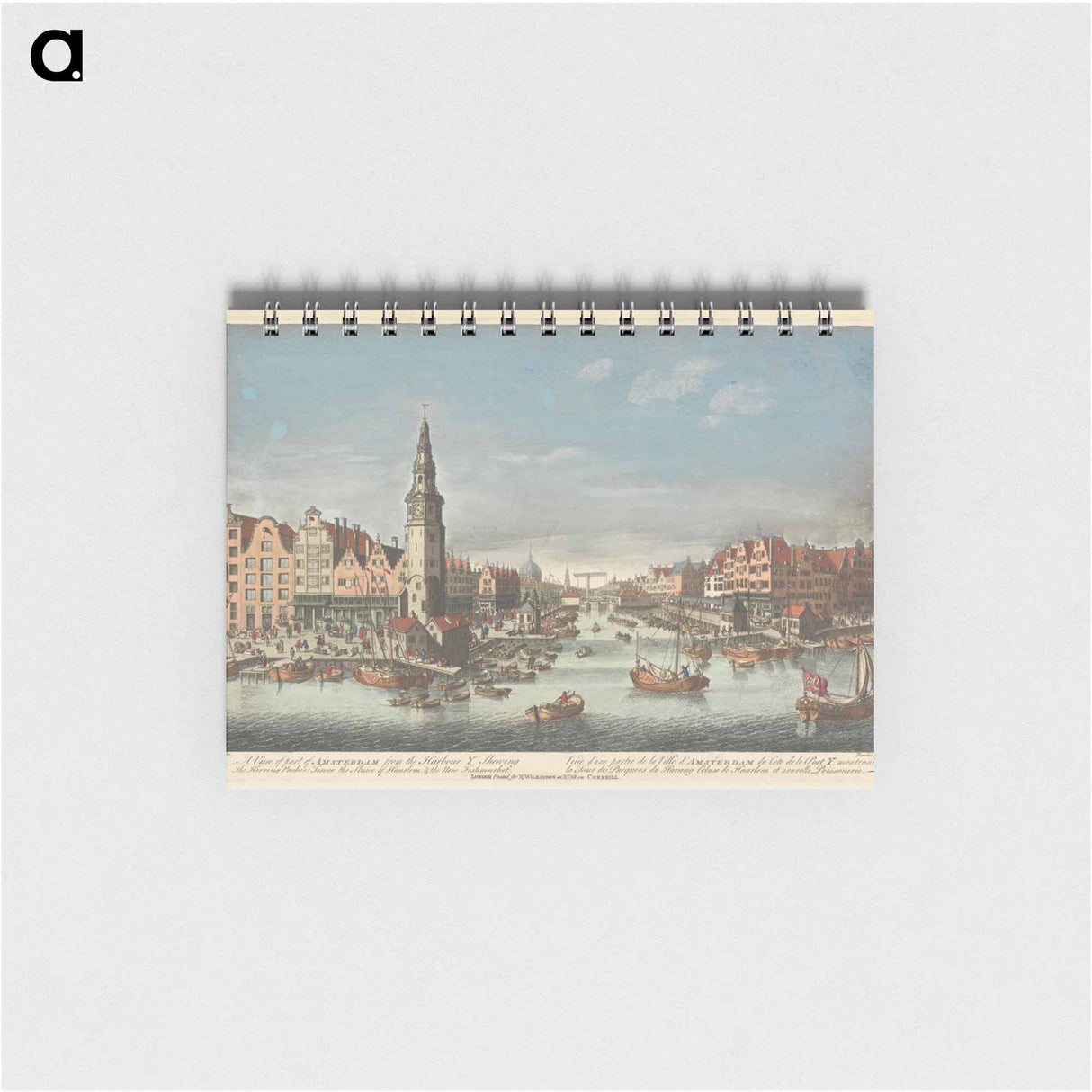 アートメモ帳-A View of part of Amsterdam from the Harbour Y, Shewing the Herring Packers Tower, the Sluice of Haarlem, & the New Fishmarket
- イェール大学アートギャラリー Memo.