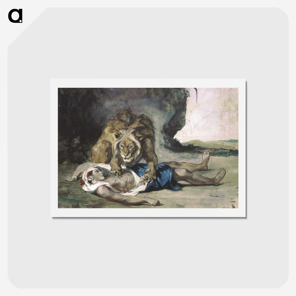 3-50_Eugene-Delacroix_hagaki