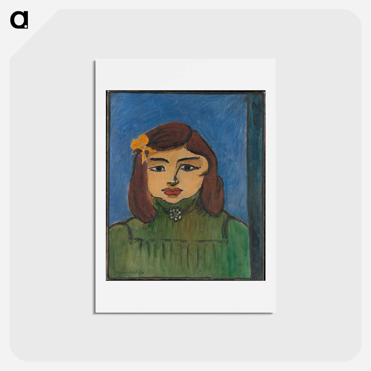 アートポストカード-Nono Lebasque - アンリ マティス Postcard.