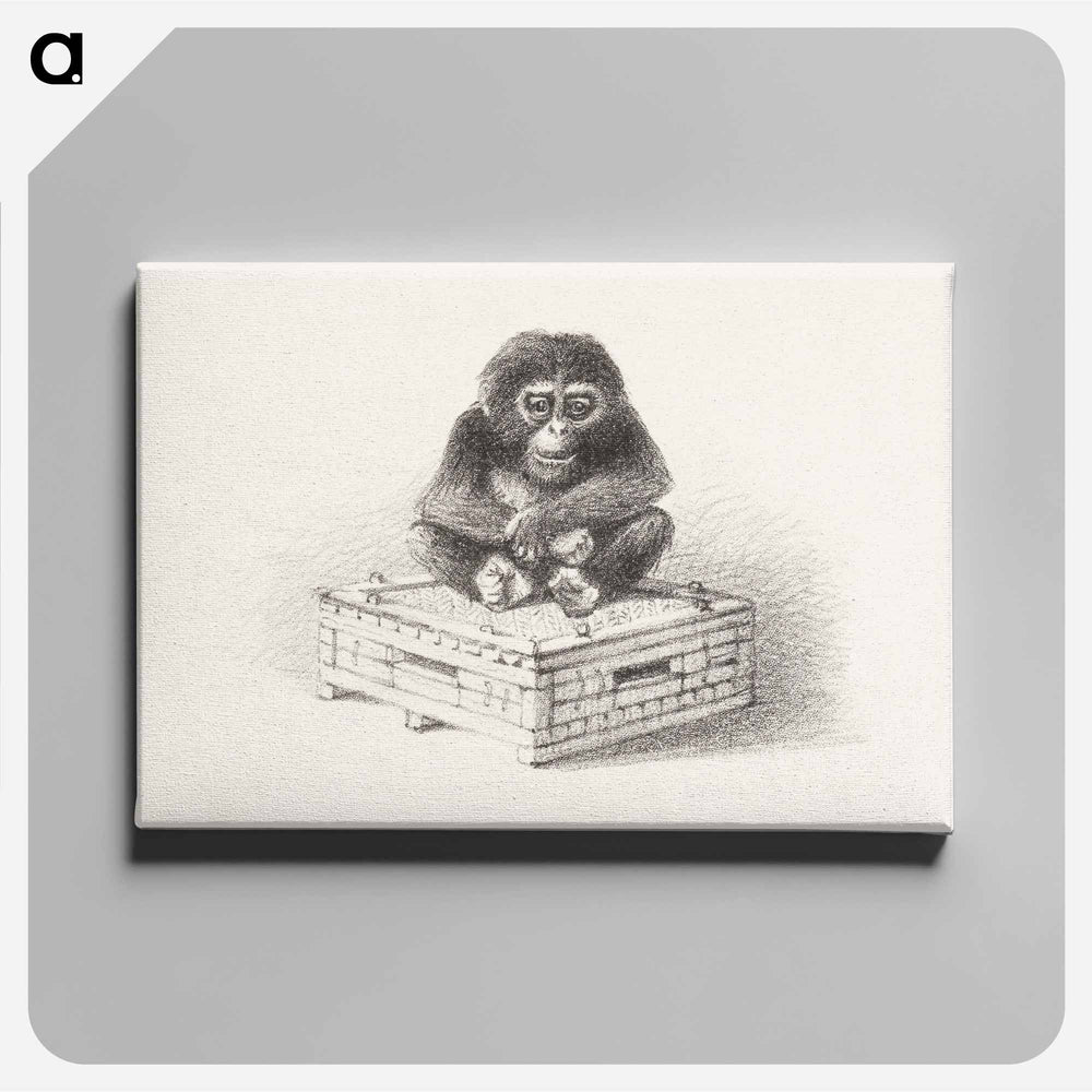 Painting with flowers - Theo van Hoytema Canvas.