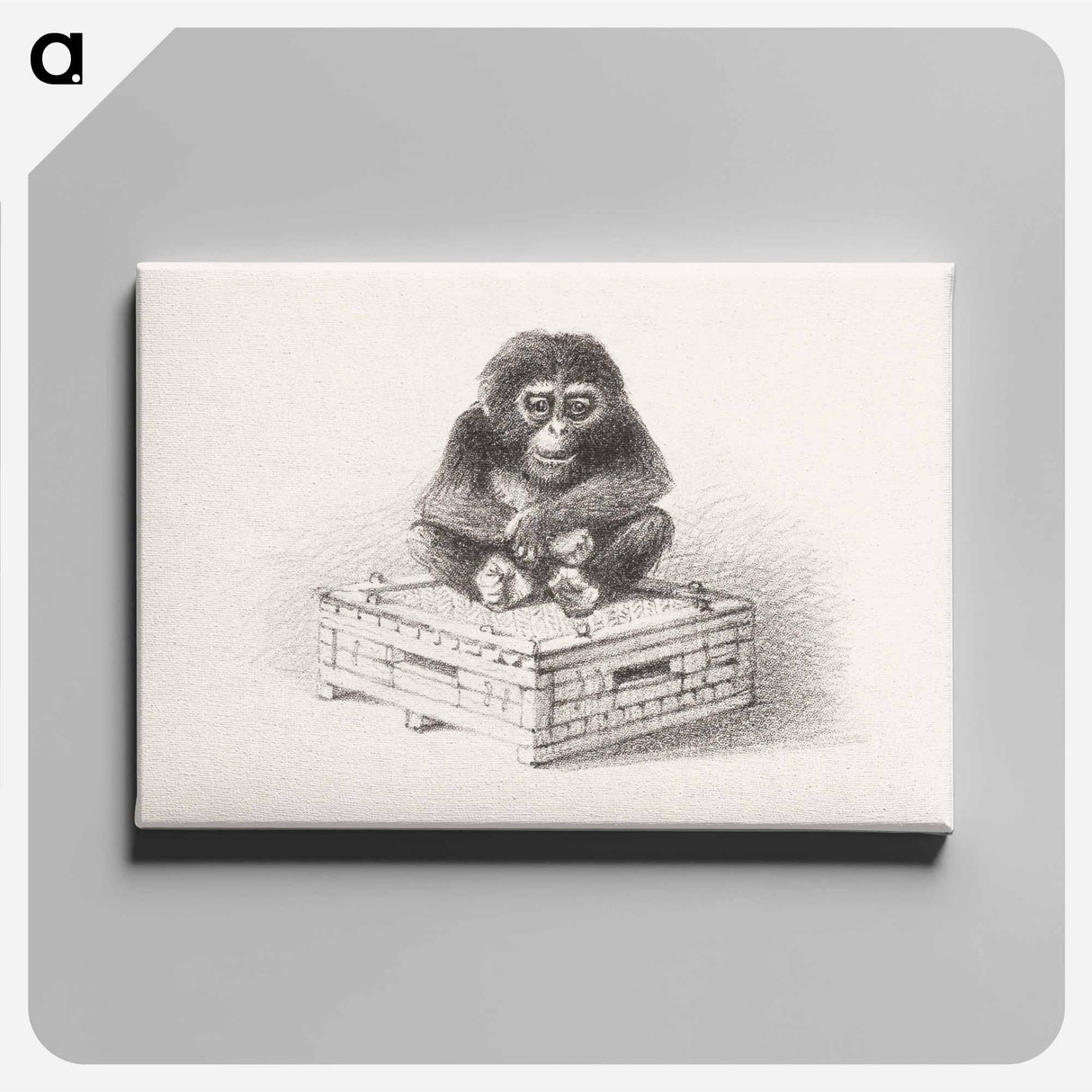 Painting with flowers - Theo van Hoytema Canvas.