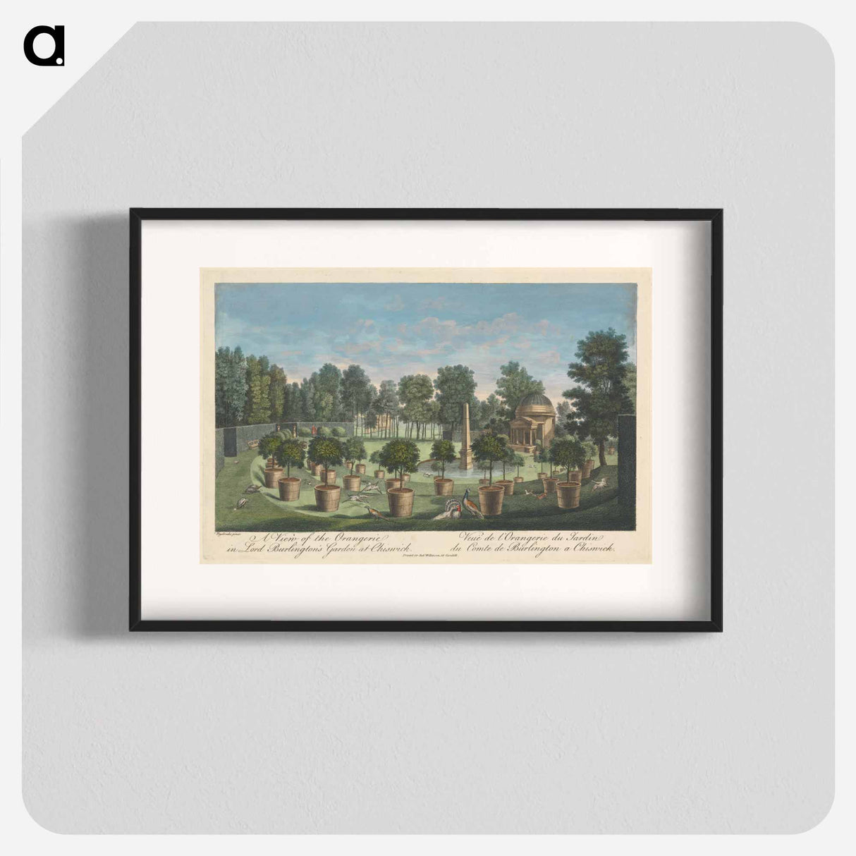 アートポスター-A View of the Orangerie in Lord Burlington's Garden at Chiswick
- イェール大学アートギャラリー Poster.
