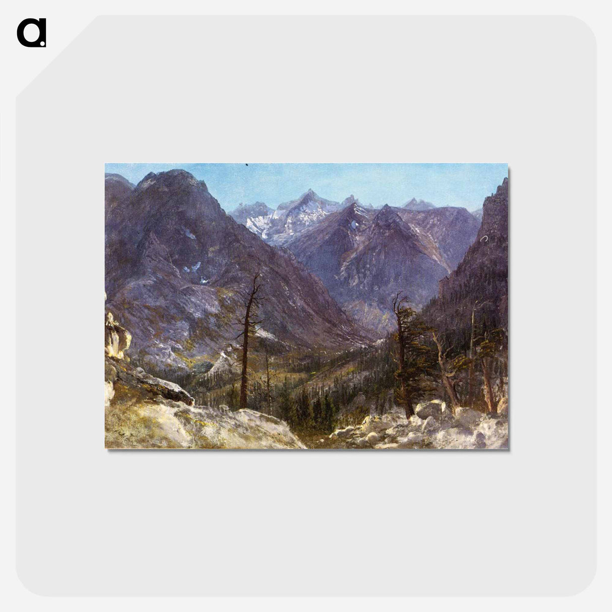 Estes Park, Colorado - アルバート ビアスタット Postcard.