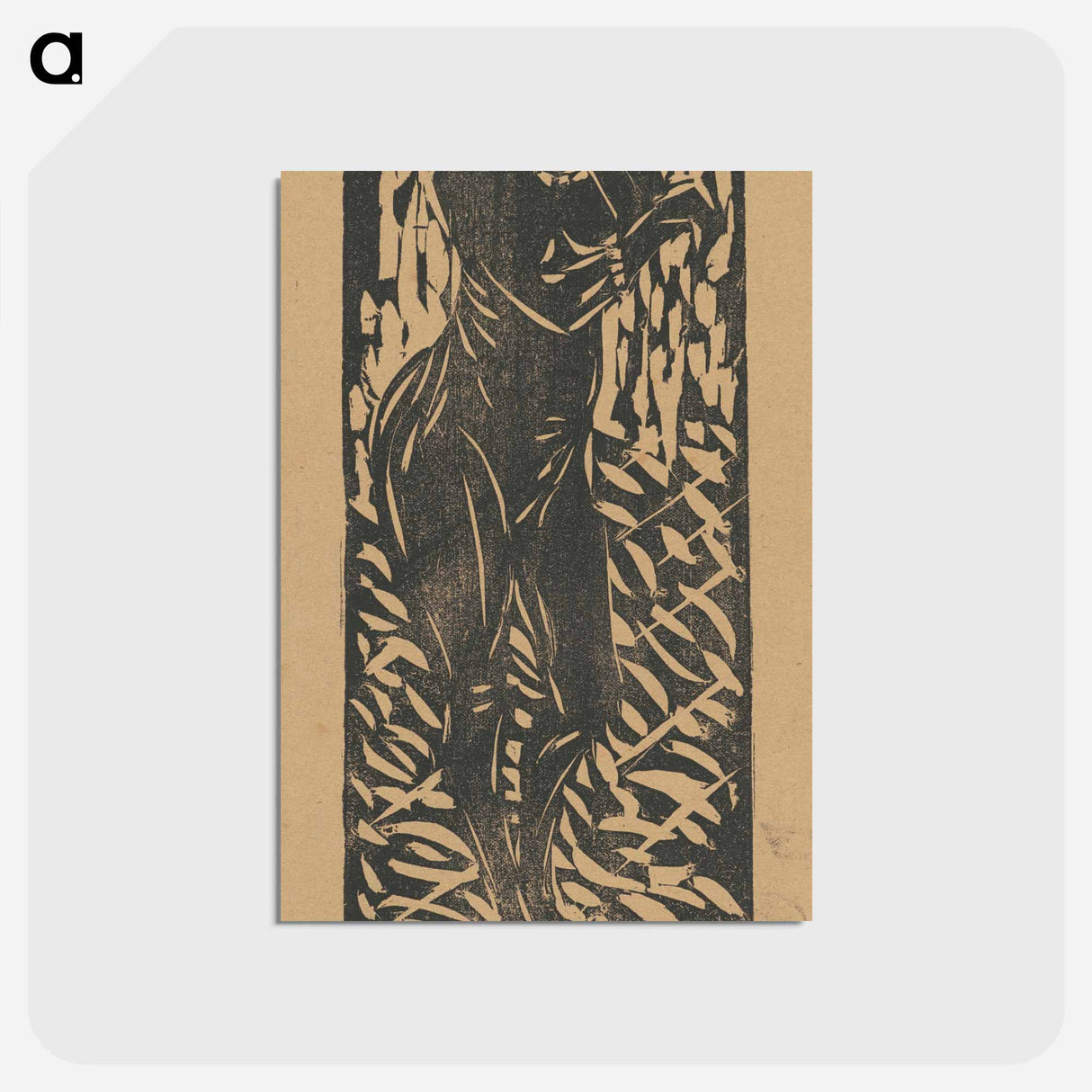 アートポストカード-Nude with Jewelry - エルンスト ルートヴィヒ キルヒナー Postcard.