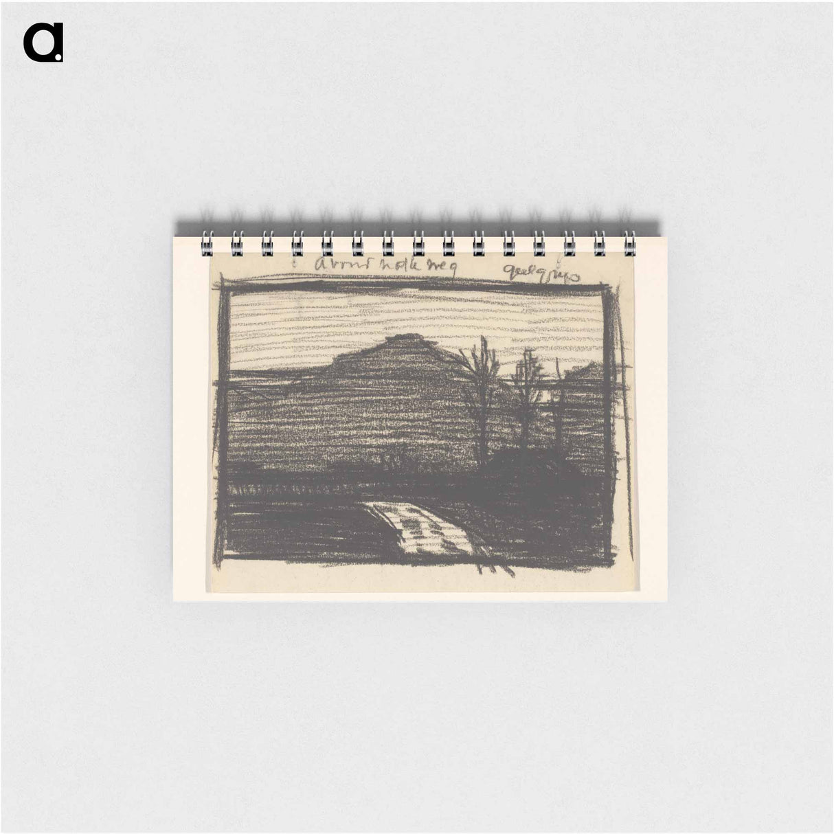 Landschap met bomen en weg - ユリー デ フラーハ Memo.