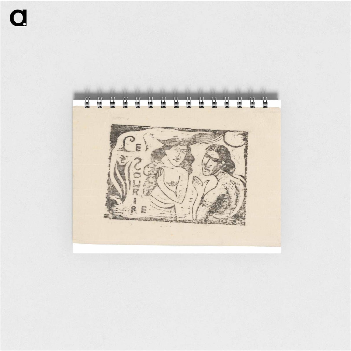 Two Women Chattering - ポール ゴーギャン Memo.