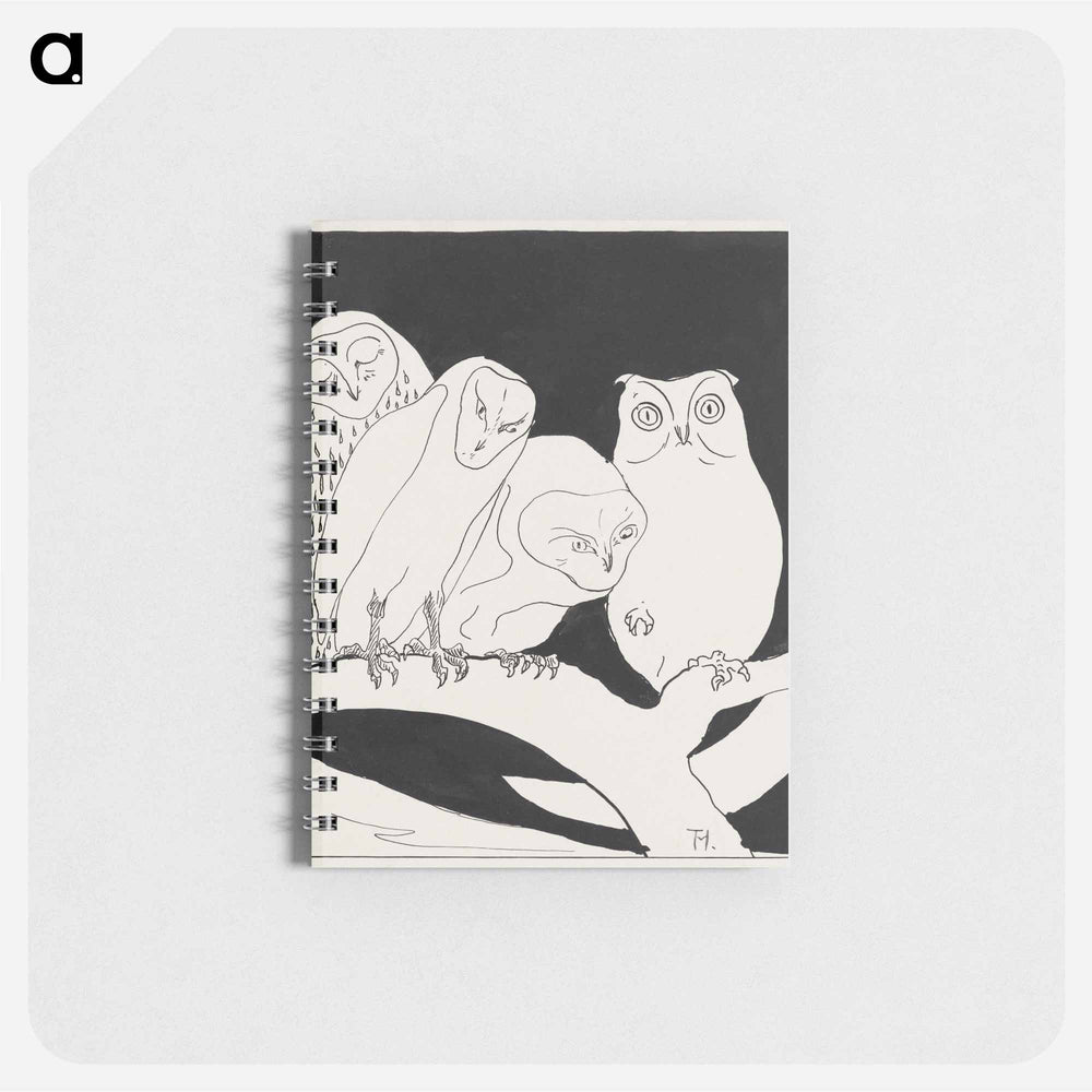 Uilen op een tak - テオ ヴァン ホイテマ Memo.