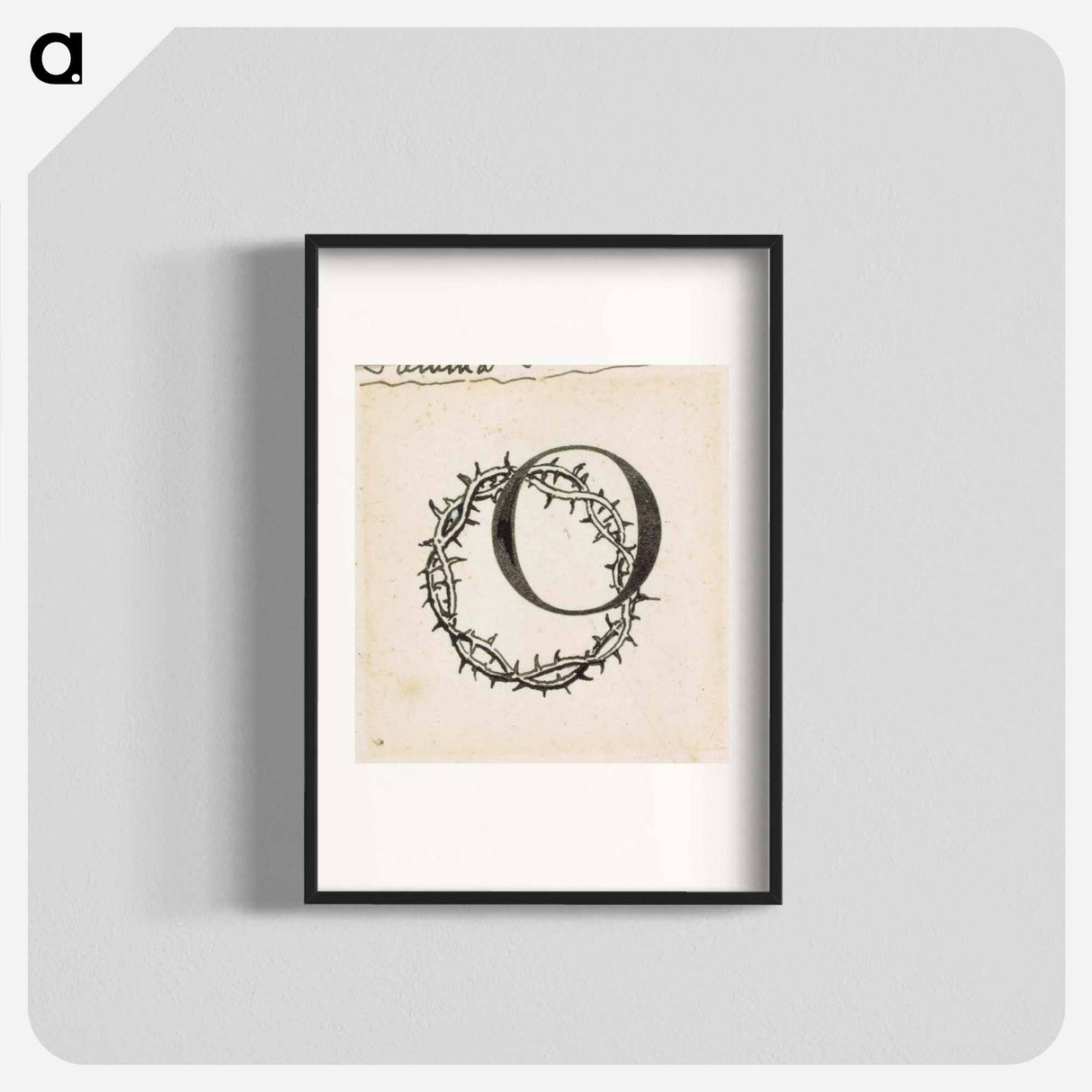 Torpan tyttö-runon alkukirjain o - アルバート エーデルフェルト Poster.