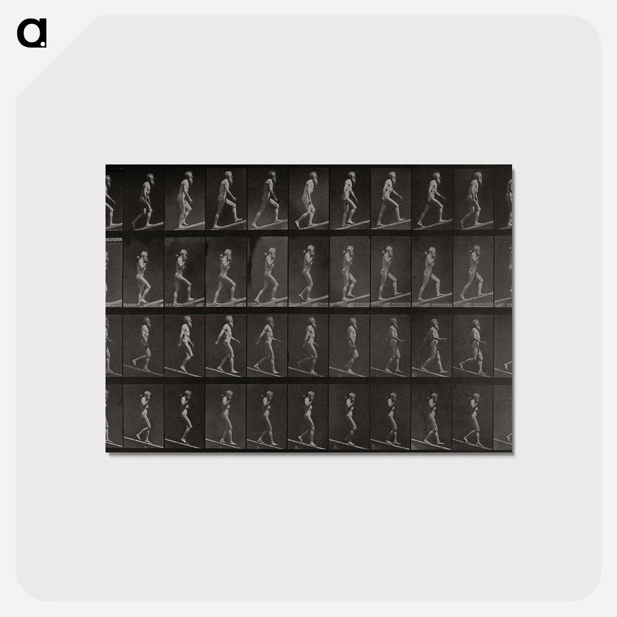 アートポストカード-Ascending and Descending an Incline
- エドワード マイブリッジ Postcard.