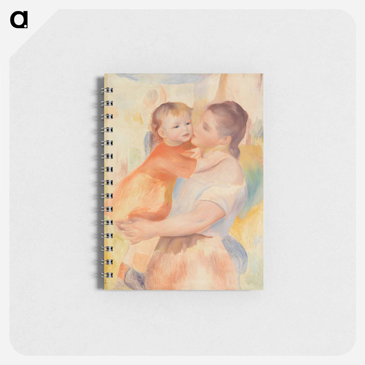 Washerwoman and Child - ピエール オーギュスト ルノワール Memo.