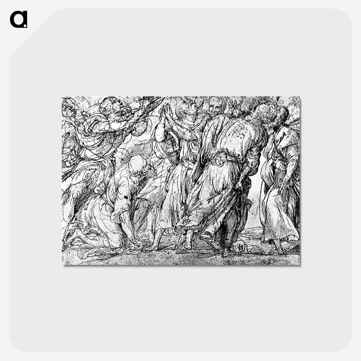 Apostles group - ティツィアーノ ヴェチェッリオ Postcard.