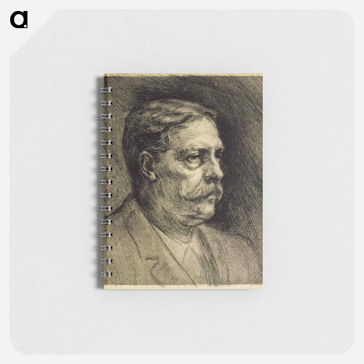 Portrait of Viktor Rydberg - アルバート エーデルフェルト Memo.