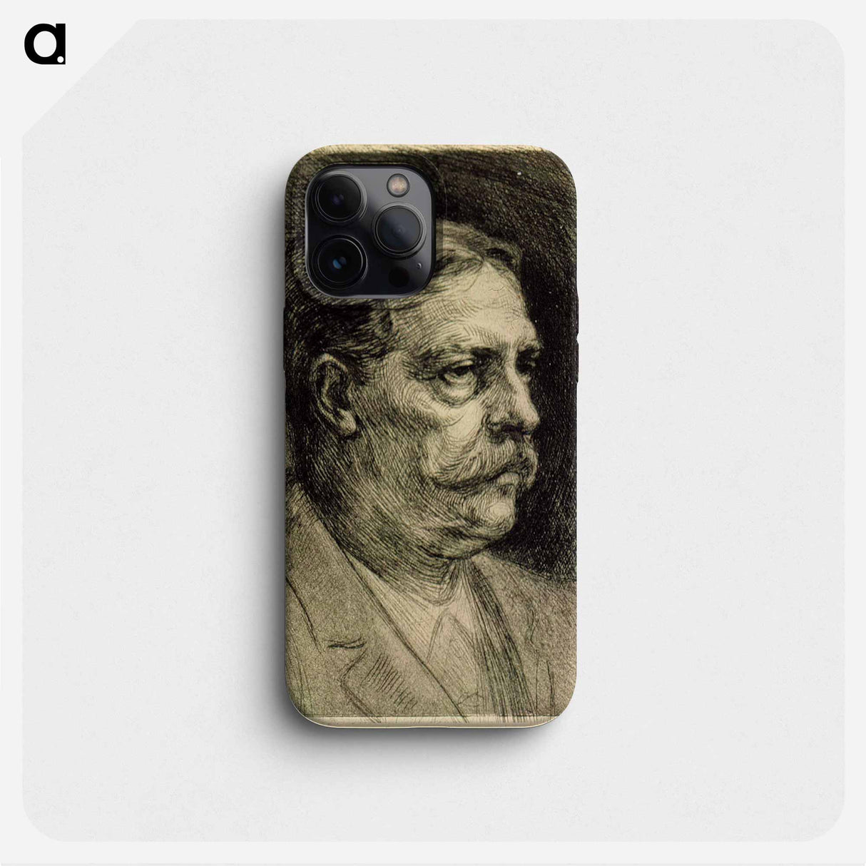 Portrait of Viktor Rydberg - アルバート エーデルフェルト Phone Case.