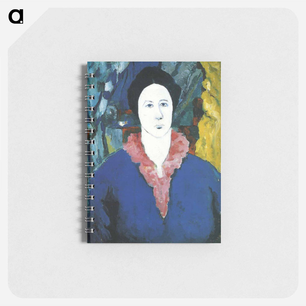 アートメモ帳-Blue Portrait - カジミール マレーヴィチ Memo.