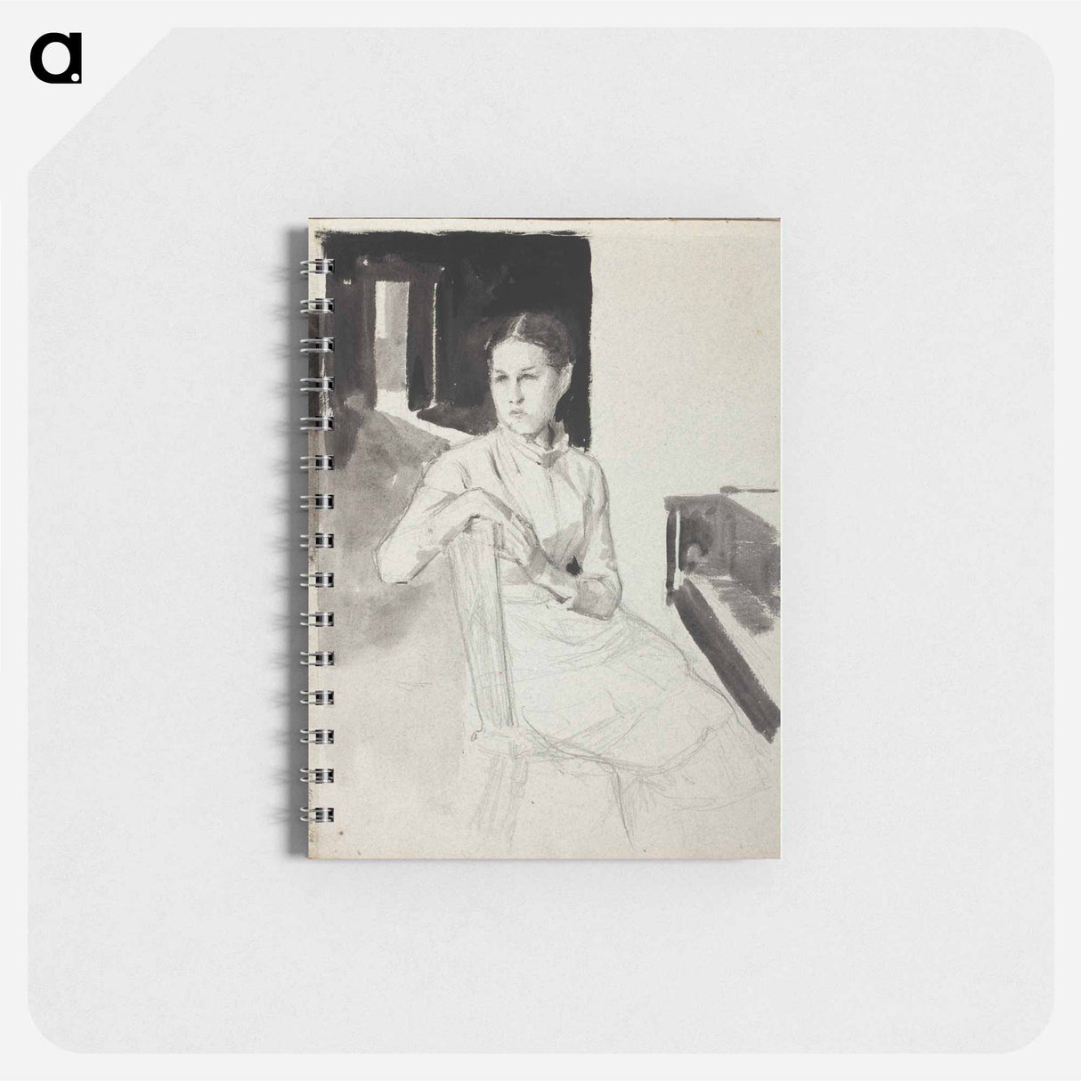 Annie Edelfelt, taiteilijan sisar - アルバート エーデルフェルト Memo.