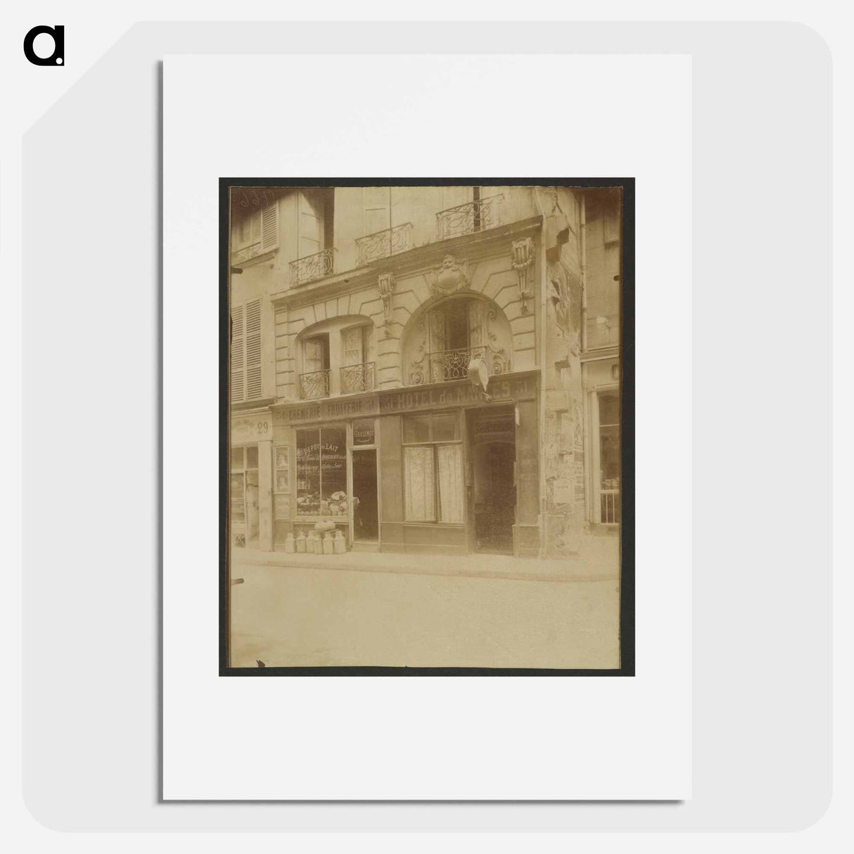 アートポスター-Ancien hôtel de Courville, Rue des Bons Enfants, 31
- ウジェーヌ アジェ Poster.