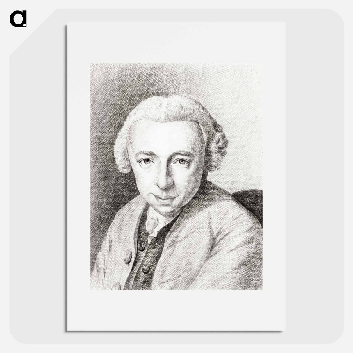 Portrait of Louis Metayer Phzn - Jean Bernard Poster.