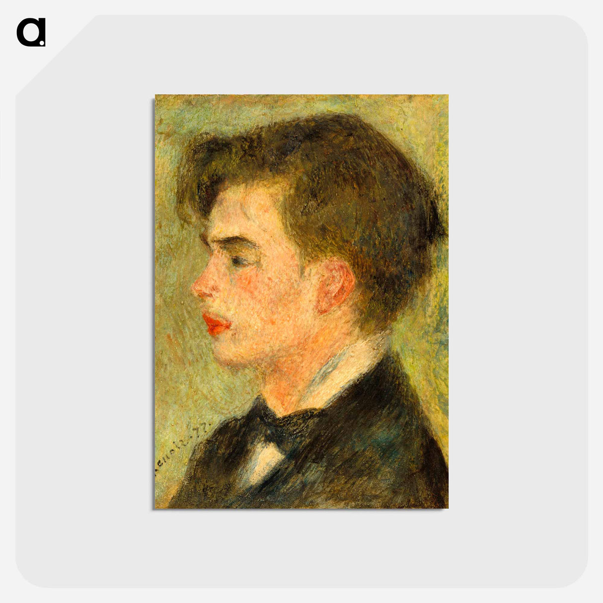 アートポストカード-Georges Rivière - ピエール オーギュスト ルノワール Postcard.