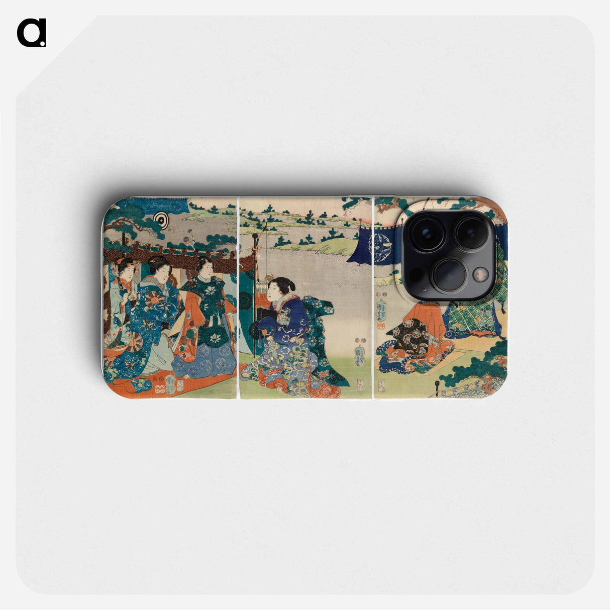 Genjin tarinasta - 歌川 国芳 Phone Case.
