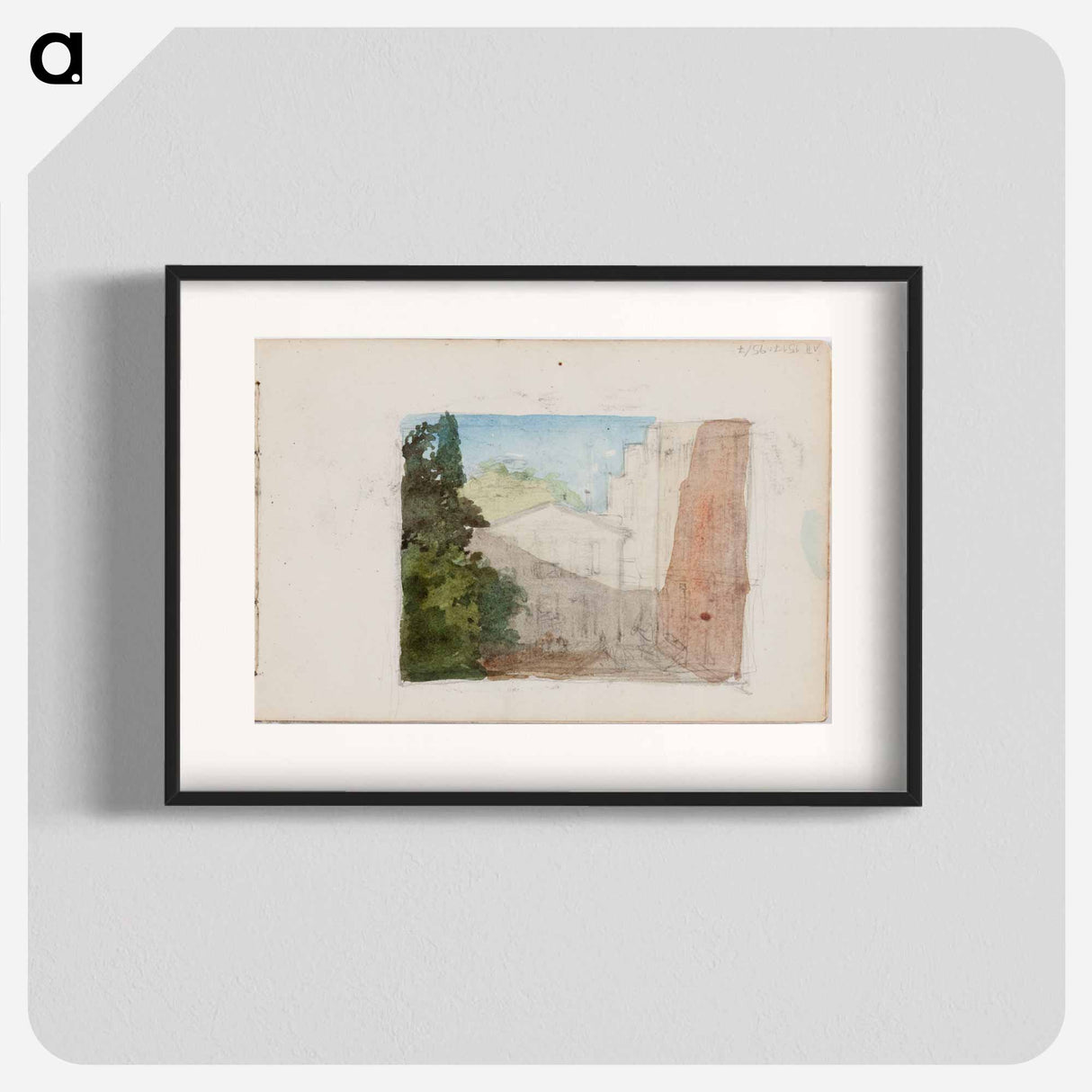 (unknown)part of a sketchbook - アルバート エーデルフェルト Poster.