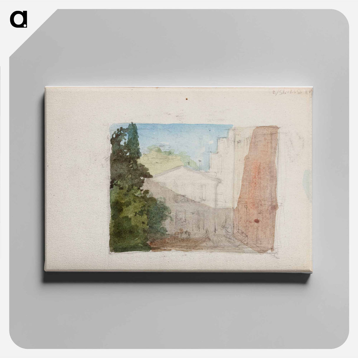 (unknown)part of a sketchbook - アルバート エーデルフェルト Canvas.