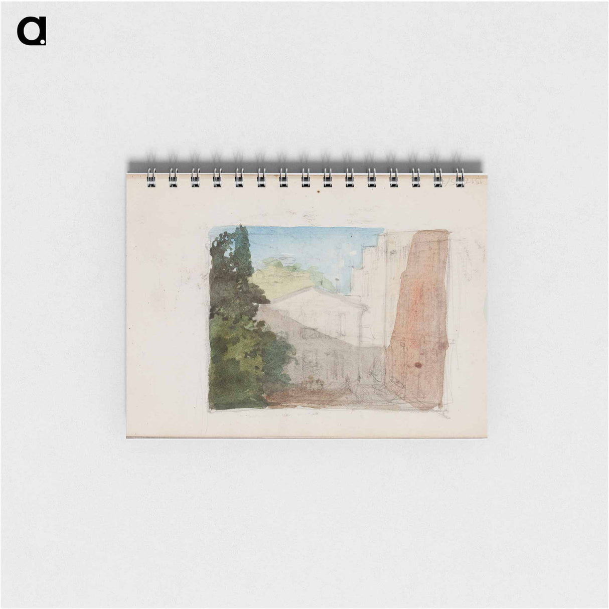 アートメモ帳-(unknown)part of a sketchbook - アルバート エーデルフェルト Memo.