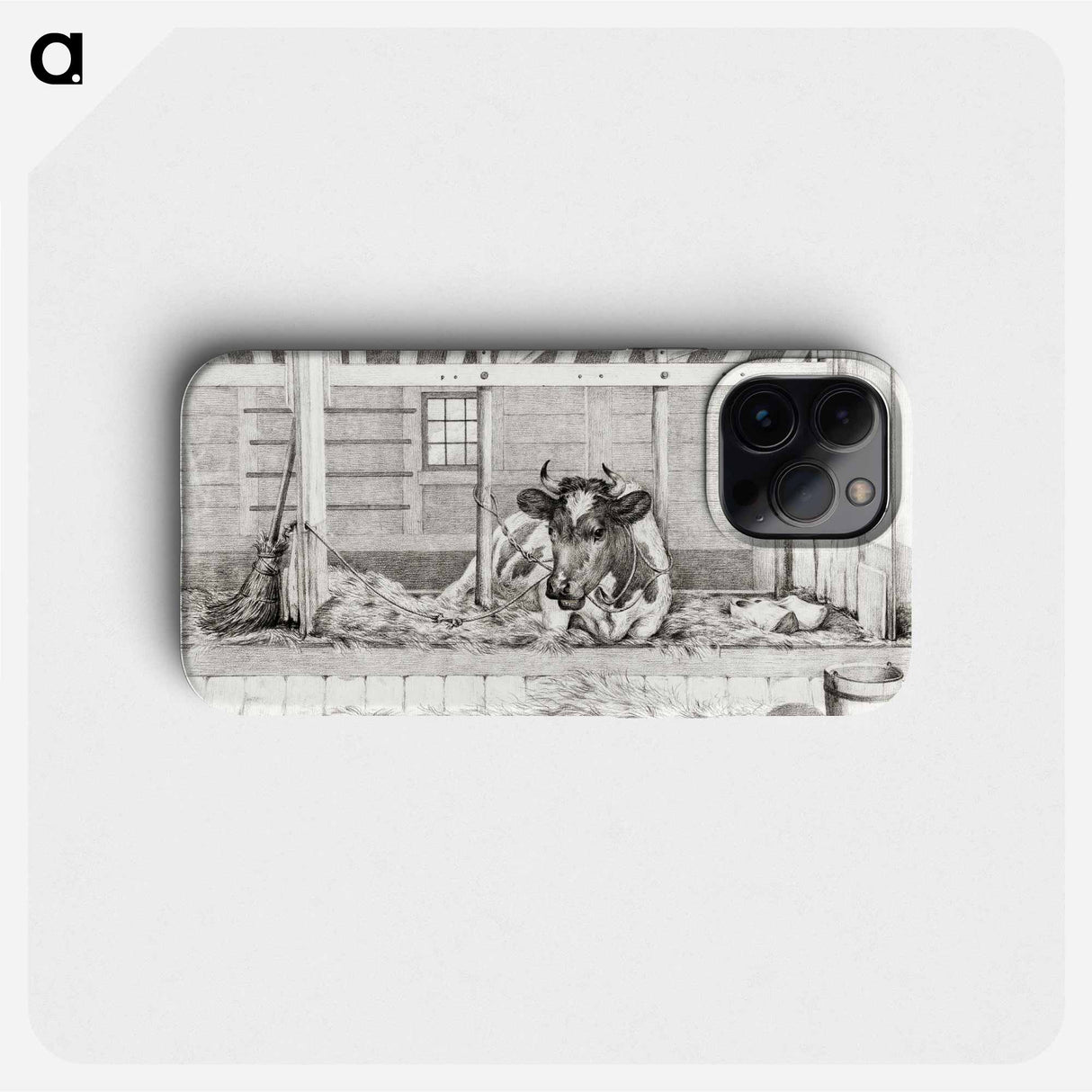 Lying cow - Jean Bernard Phone Case.