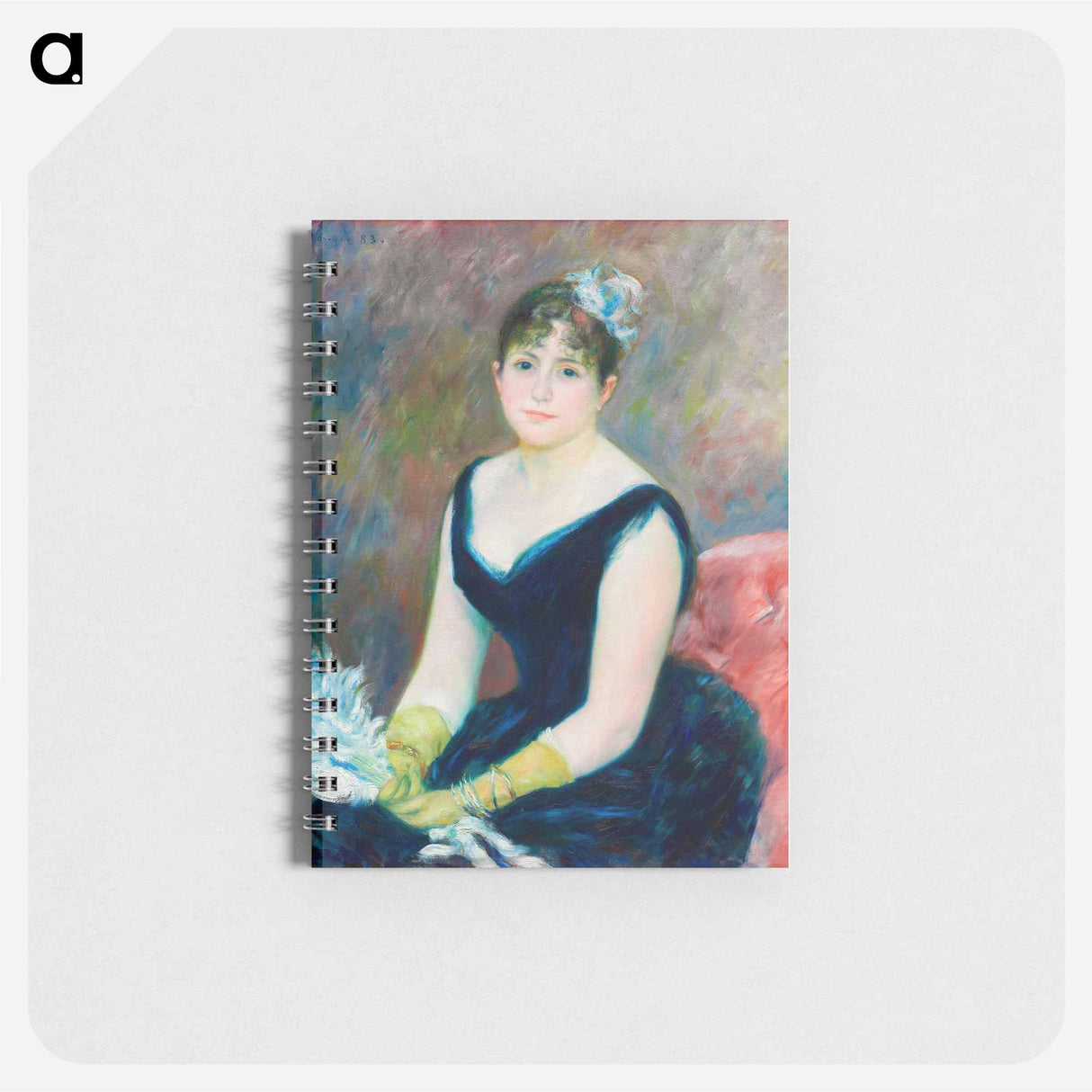 Madame Léon Clapisson - ピエール オーギュスト ルノワール Memo.