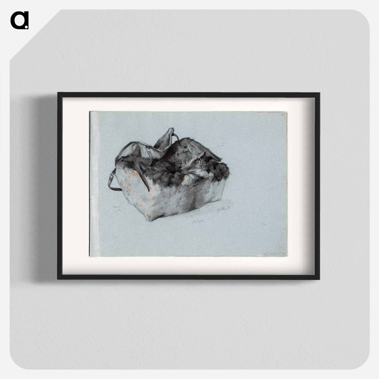 (unknown)part of a sketchbook - アルバート エーデルフェルト Poster.