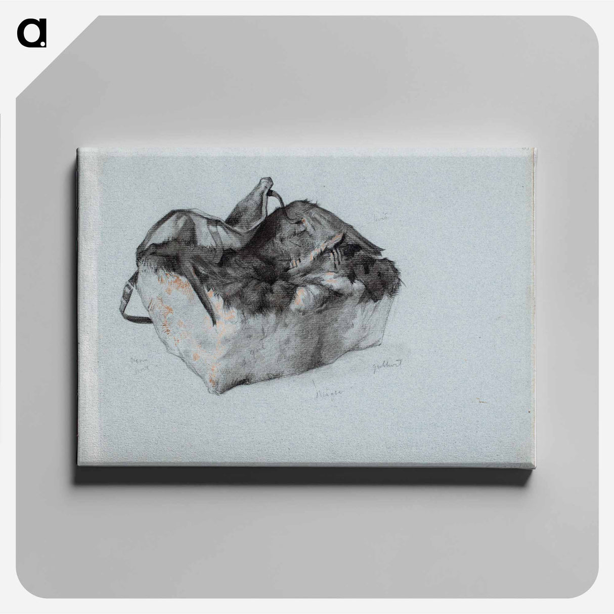 (unknown)part of a sketchbook - アルバート エーデルフェルト Canvas.