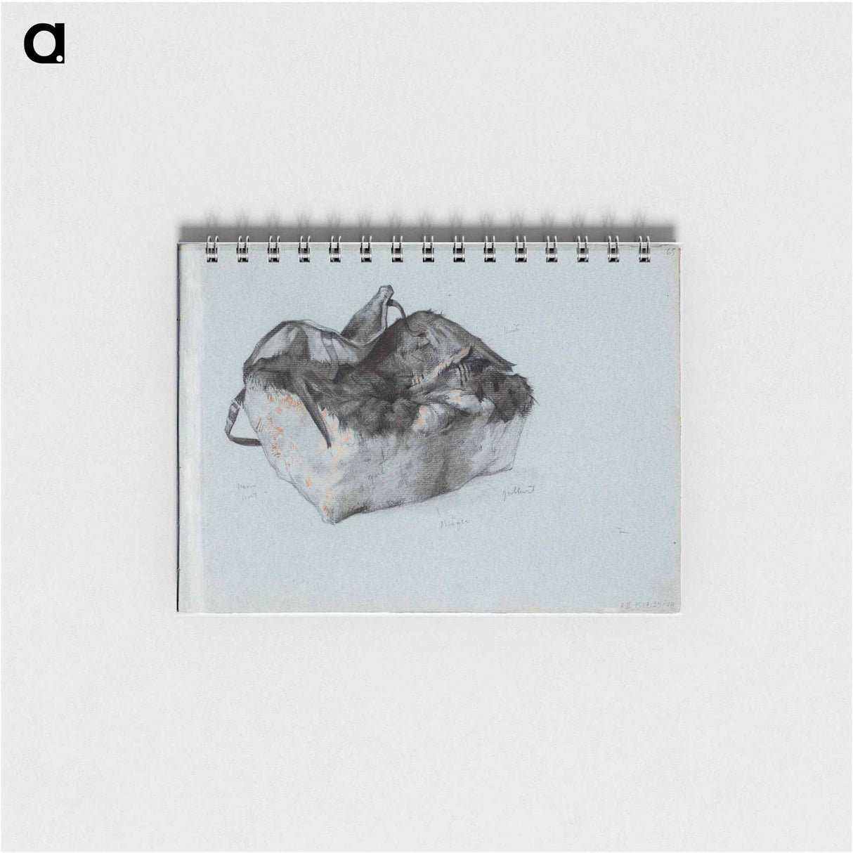 アートメモ帳-(unknown)part of a sketchbook - アルバート エーデルフェルト Memo.