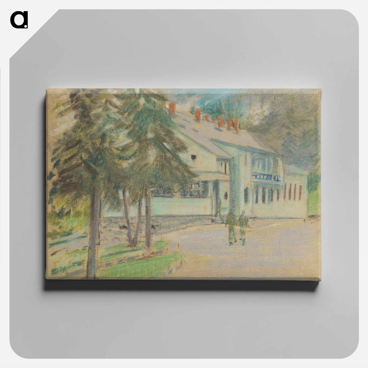 アートパネル-Barracks - アーノルド ピーター ワイズ クビンチャン Canvas.