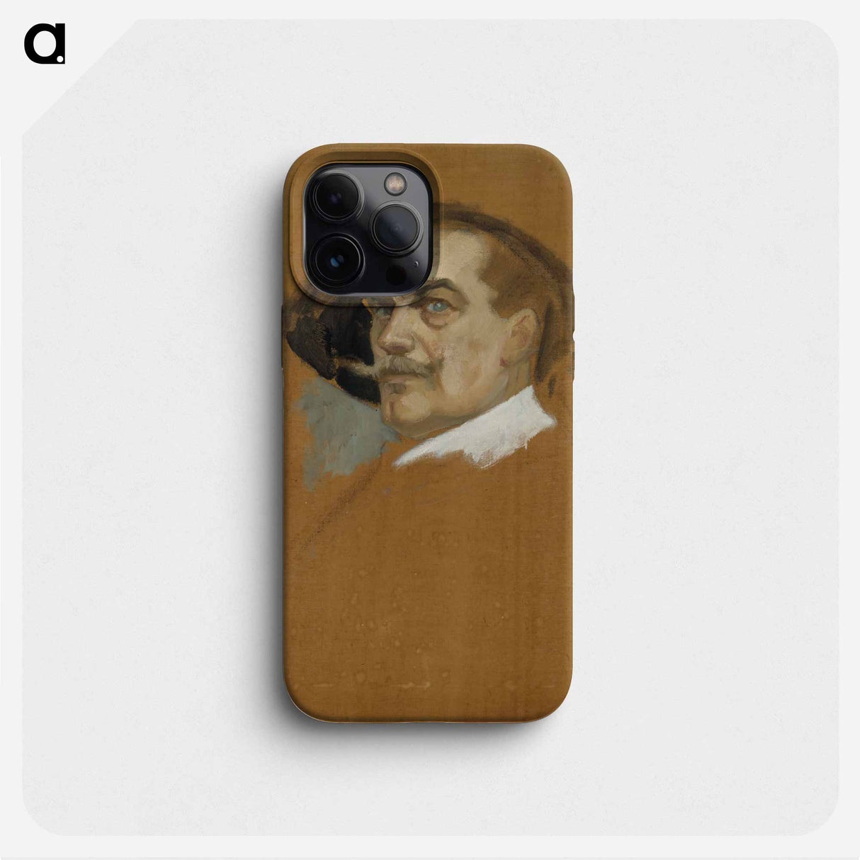 Self-portrait in a dress of the 17th century, study - アルバート エーデルフェルト Phone Case.