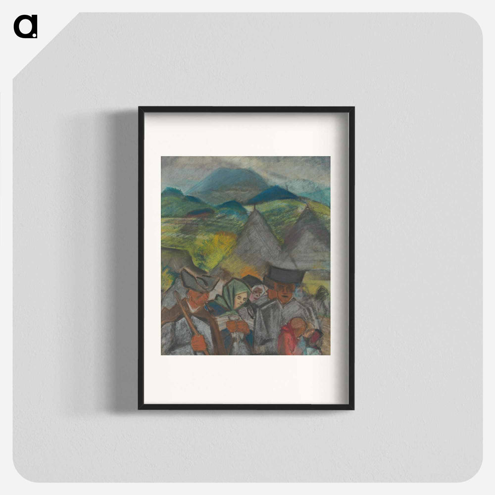 From the field of houses - アーノルド ピーター ワイズ クビンチャン Poster.